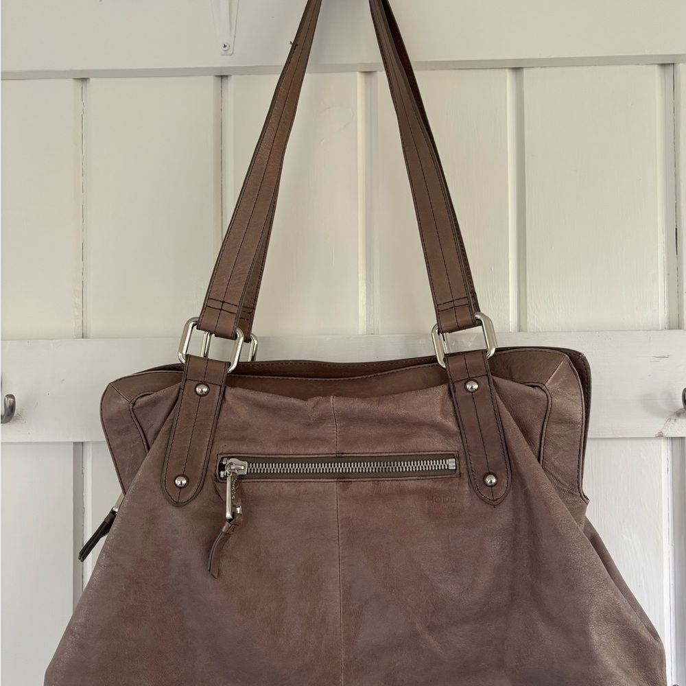 HOBO Tan Leather Shoulder Bag